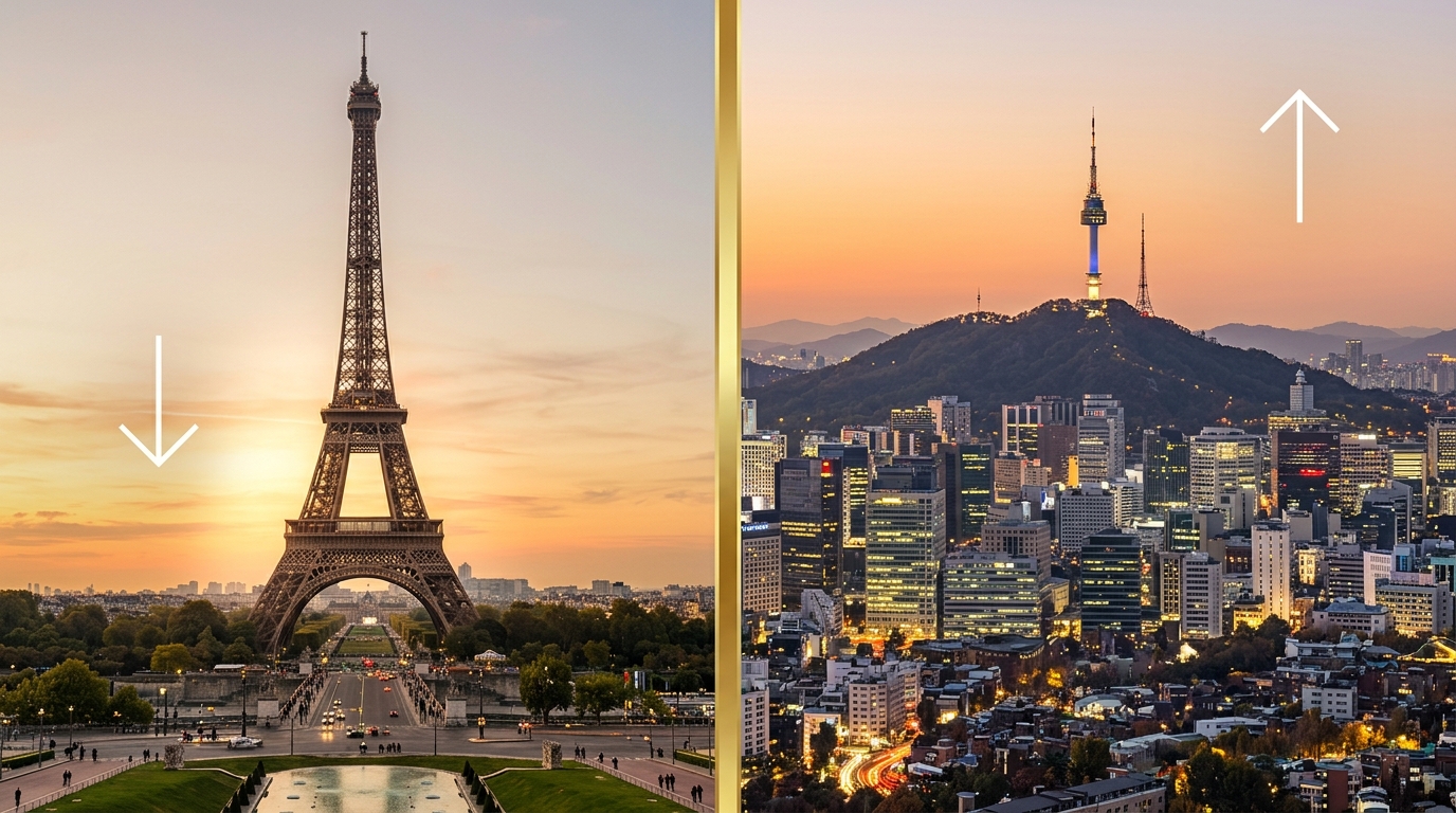 Korean cosmetics exports data visualization